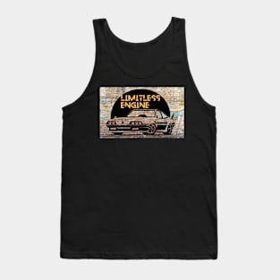 Vintage car with limitless engine Tank Top